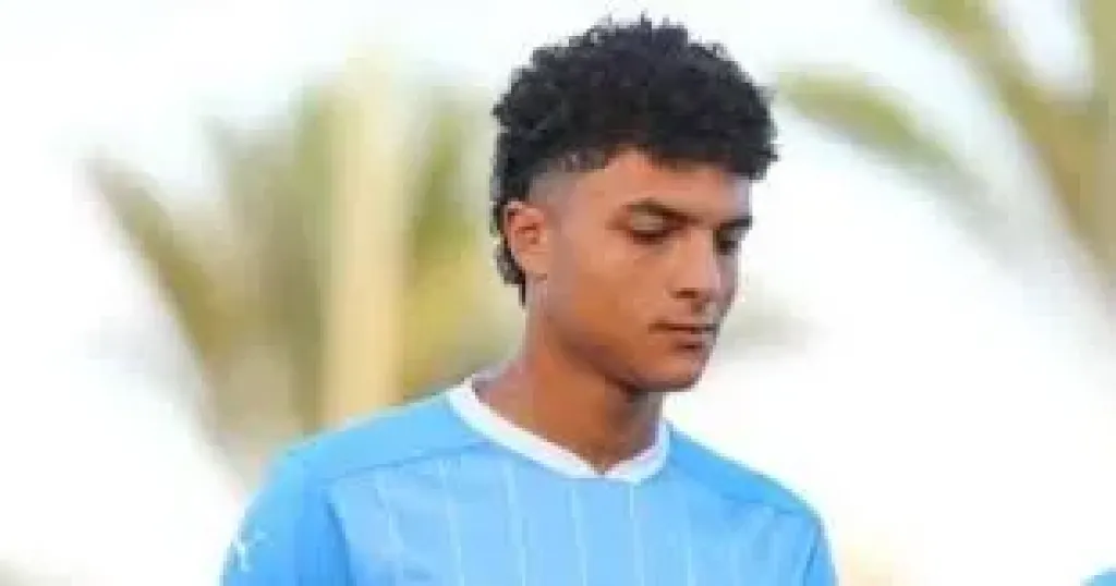 صالح فريد مهاجم فريق المصرى