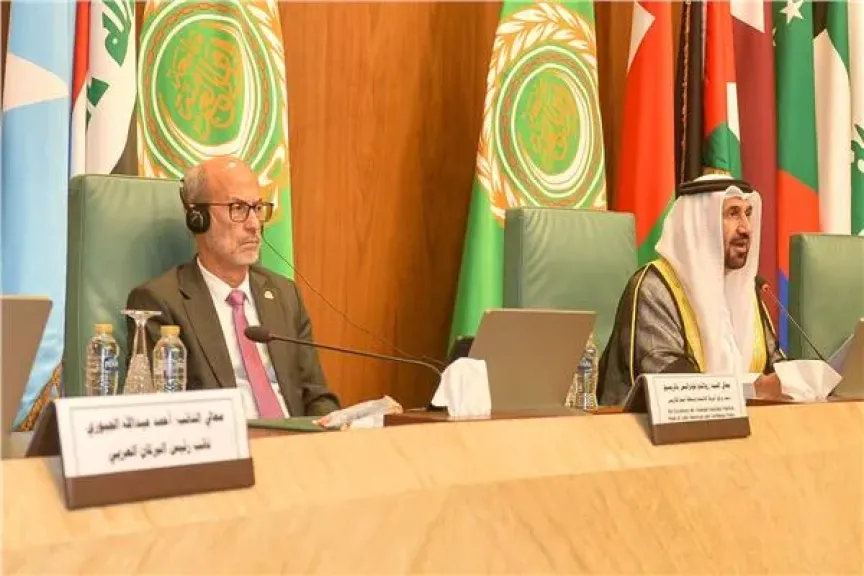 جانب من جلسة البرلمان العربي