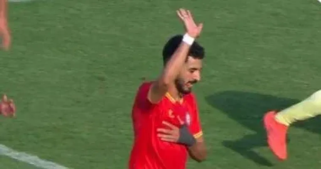 محمد حمدى ذكى مهاجم فريق حرس الحدود