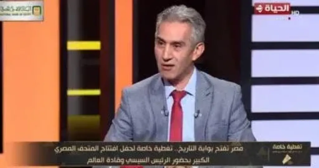 خالد سعد مدير إدارة آثار ما قبل التاريخ بوزارة الآثار