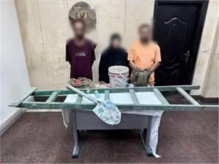أعمال الحفر والتنقيب غير المشروع