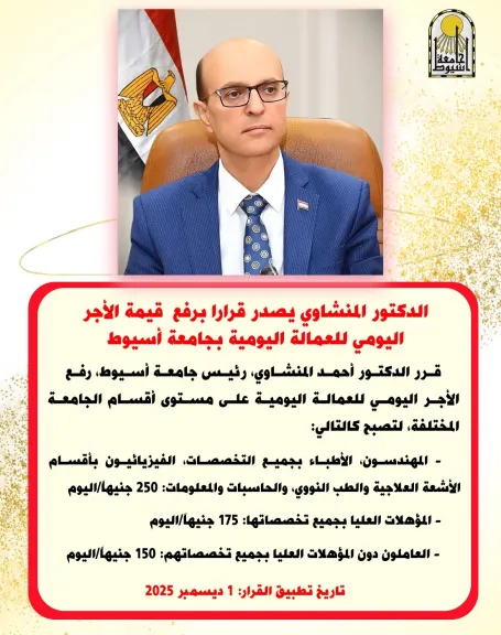 رئيس جامعة أسيوط 