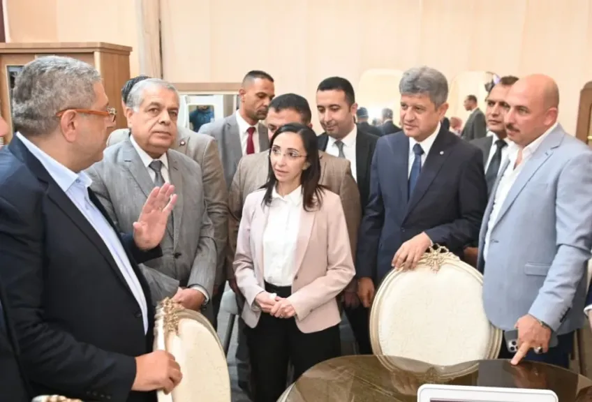 جانب من افتتاح المعرض