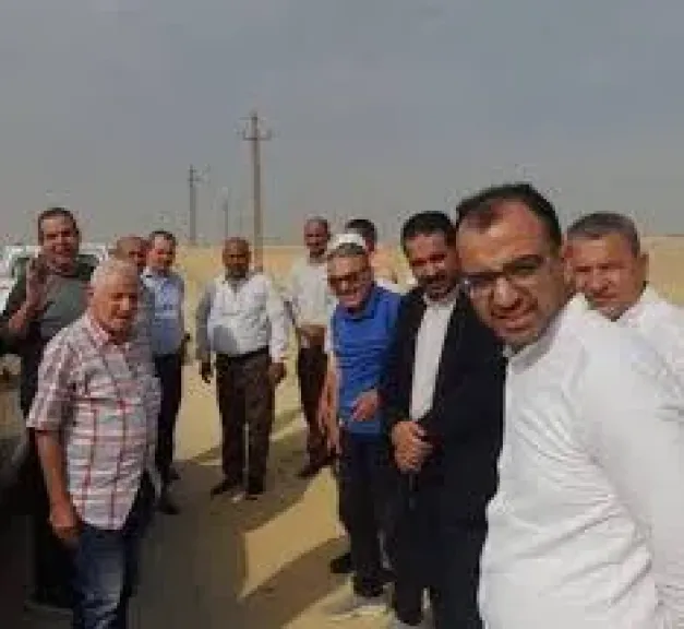 بداء إجراءات تسليم أراضى شباب الخريجين بتونا الجبل الجديده بالمنا