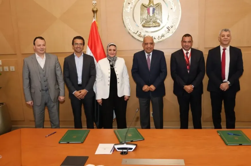 جانب من مراسم توقيع الاتفاقيات