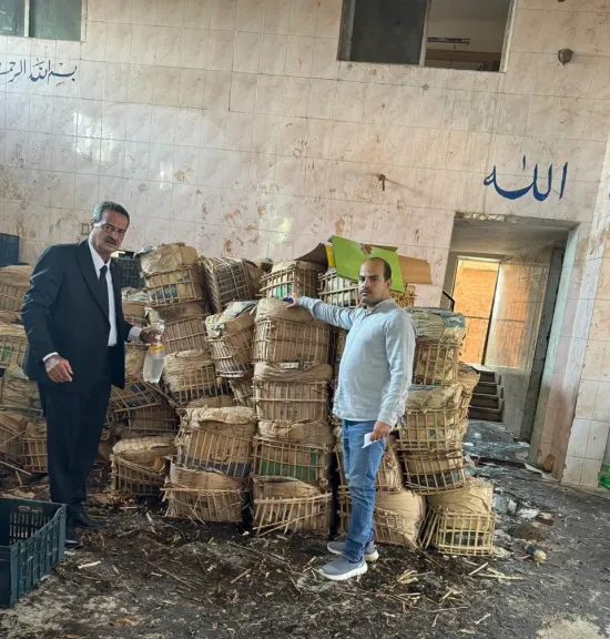 جانب من المضبوطات 
