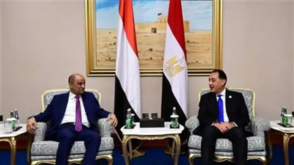 الرئيس صادير جاباروف رئيس قيرغيزستان مع مدبولى