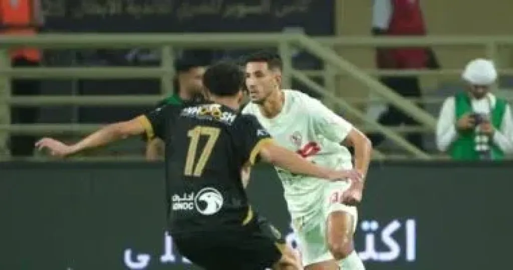 جانب من مباراة الزمالك وبيراميدز