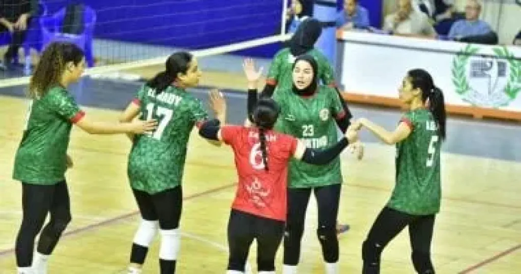 مباراة في دوري سيدات الطائرة
