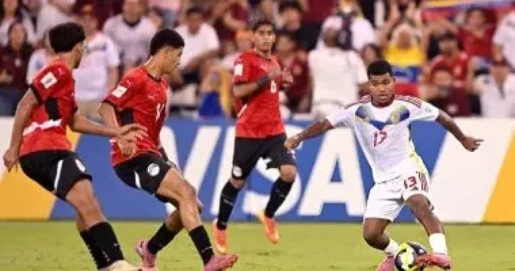 منتخب مصر للناشئين أمام فنزويلا