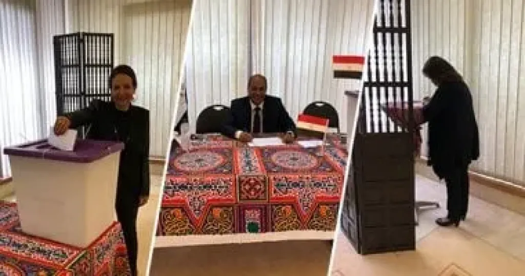 تصويت المصريين فى الخارج