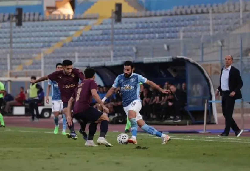 لقطة من المباراة 