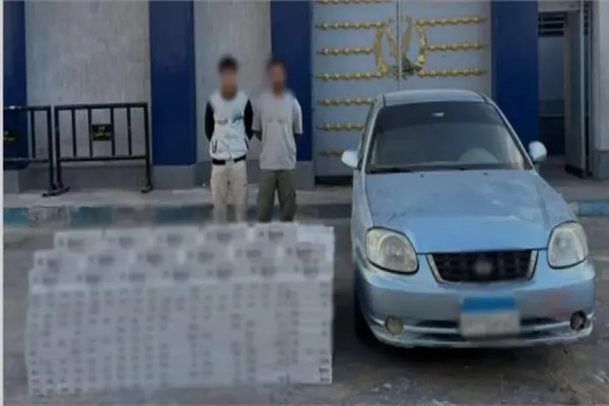 12 ألف عبوة سجائر مهربة