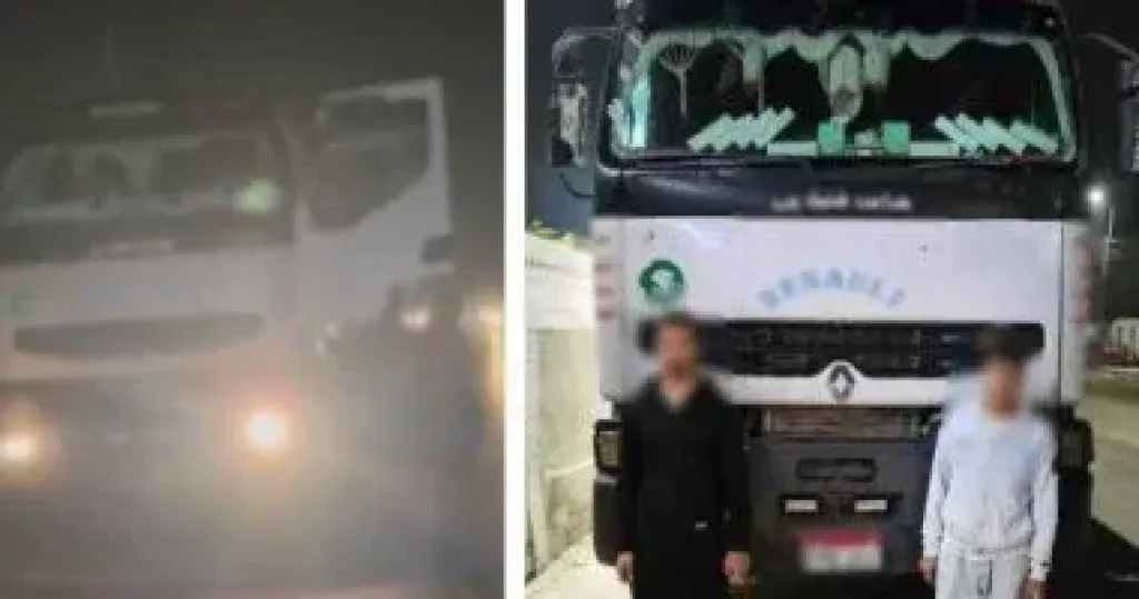 تعدي سائق نقل على مواطن بالقاهرة