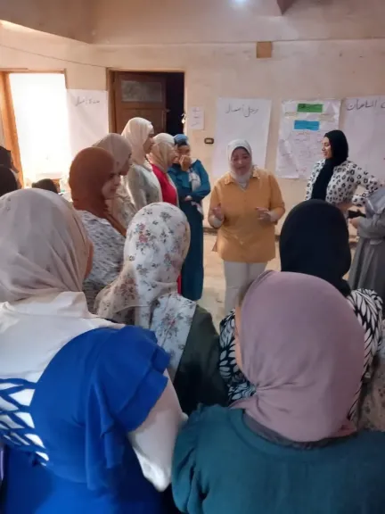 تدريب السيدات بالمجلس القومي للمرأة 