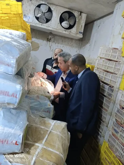 ضبط 2.5 طن لحوم ومواد دُهنية تُعاد تدويرها وغير صالحة للإستهلاك الأدمى
