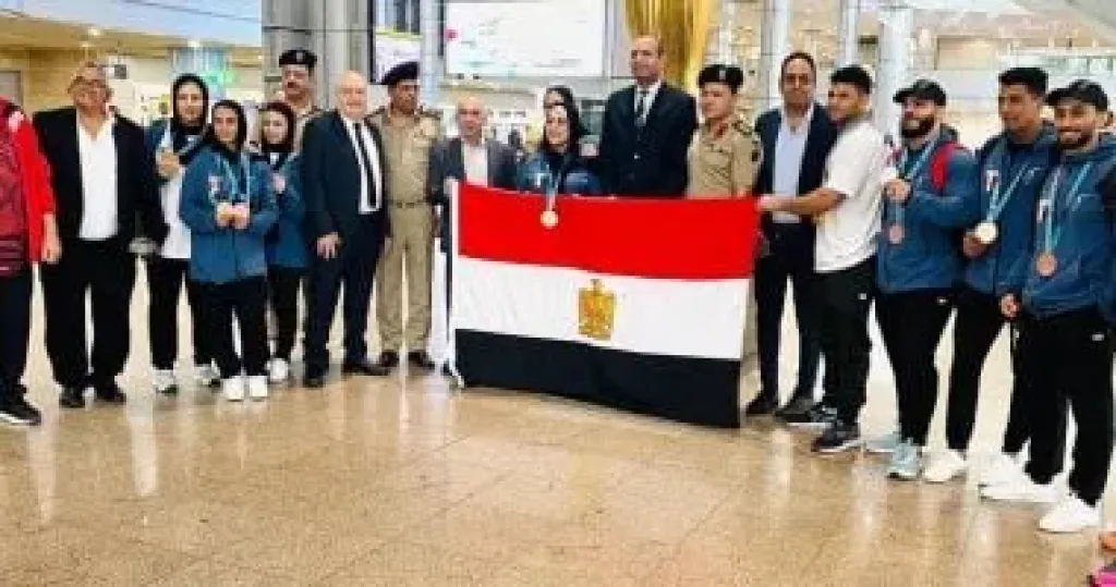 وزارة الرياضة تستقبل بعثة رفع الاثقال