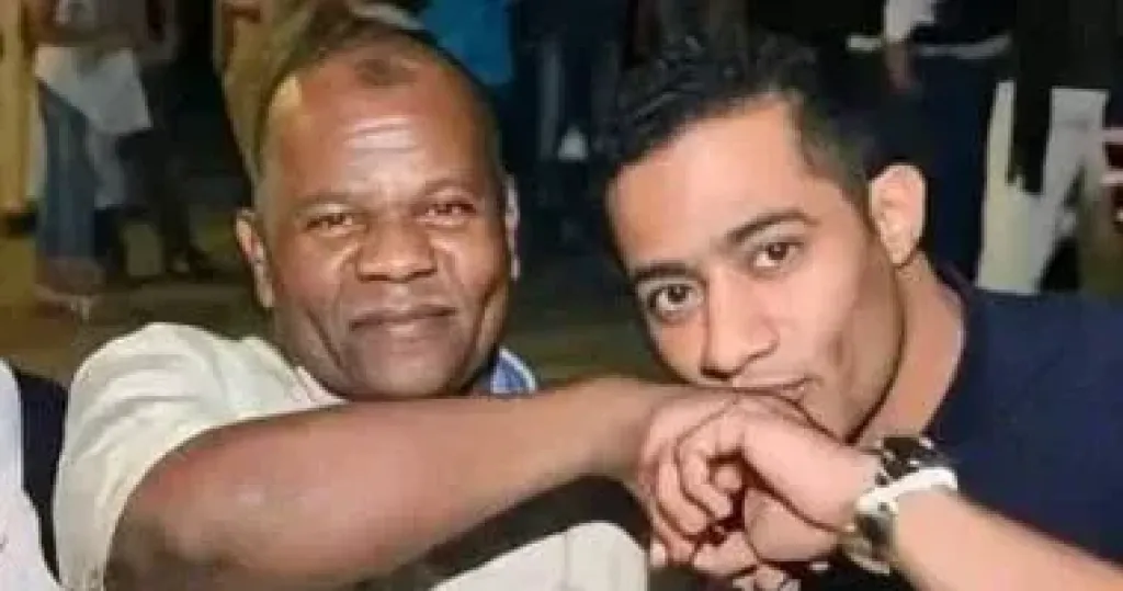 محمد رمضان ووالده الراحل