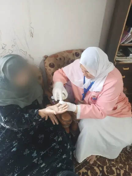 جانب من الزيارات 