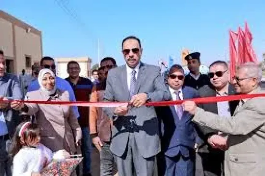 محافظ سوهاج يفتتح مشروع أنشاء وتشغيل شوادر المراغة الجديده