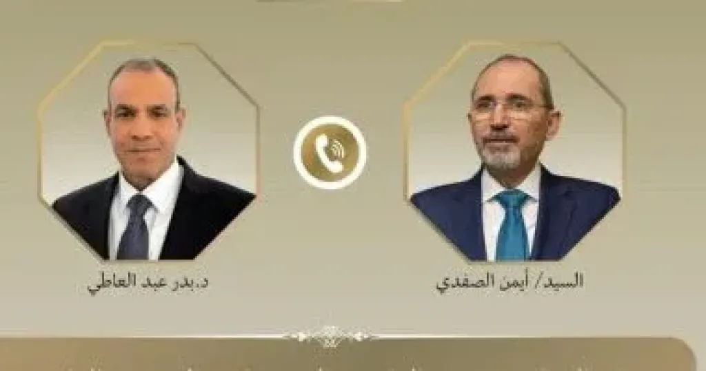 وزير الخارجية المصرى ونظيره الأردنى