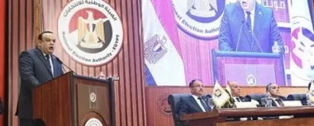 الهيئة الوطنية للانتخابات برئاسة القاضى حازم بدوى