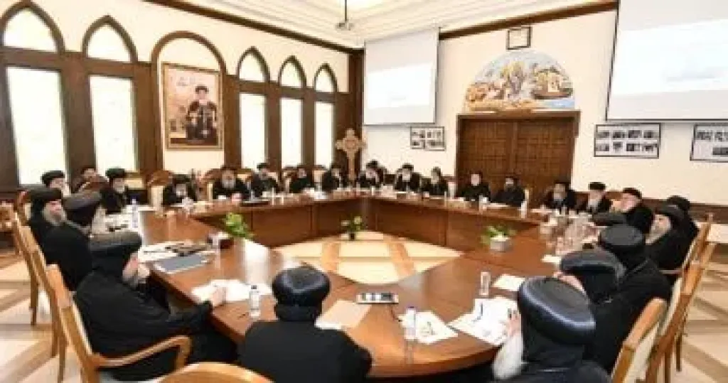البابا تواضروس الثانى يلتقى مقررى لجان المجمع المقدس