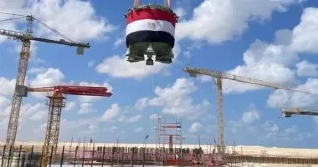 تركيب قلب المفاعل النووى بالضبعة