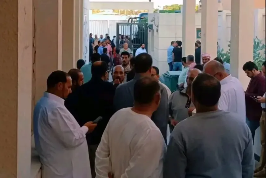 جانب من توافد الناخبين المصريين 