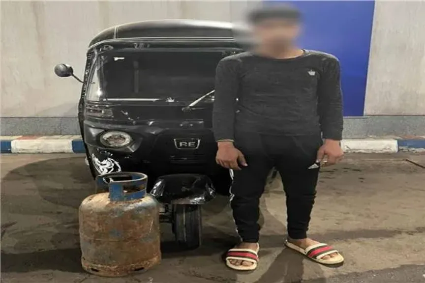 سائق مركبة التوك توك المتهم