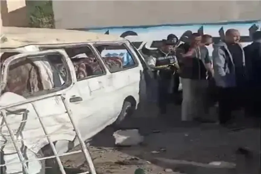إنقلاب ميكروباص