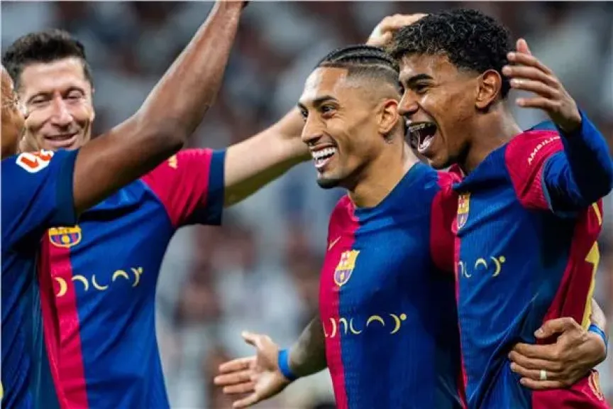 يامال ورافينيا وليفاندوفيسكي