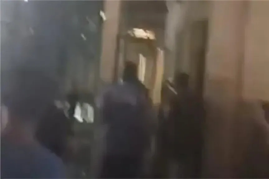 صورة من الحريق