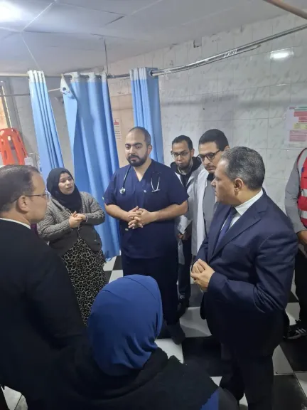 جانب من الزيارة 