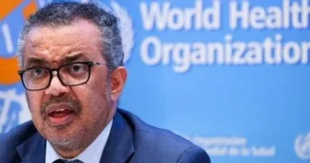 الدكتور تيدروس أادهانوم حبريسيوس مدير عام منظمة الصحة العالمية