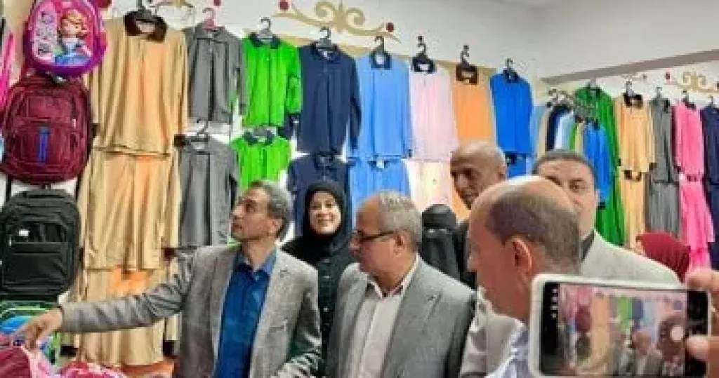 معرض شتاء دافئ ضمن مبادرة حياة كريمة بتعليم كفر الشيخ