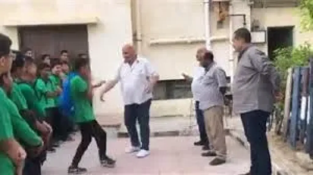 جانب من الفديو المتداول
