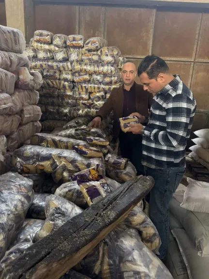 جانب من المضبوطات 