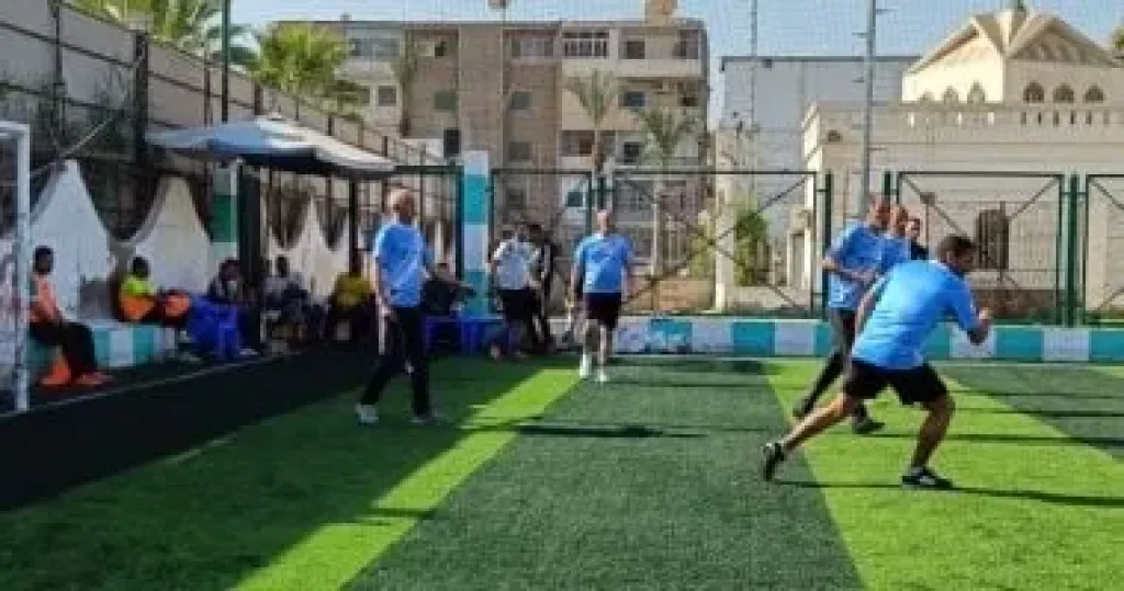 جانب من المباراة 