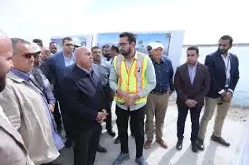الكدوانى يستقبل كامل الوزير لمتابعه مشروعات القطار الكهربائى