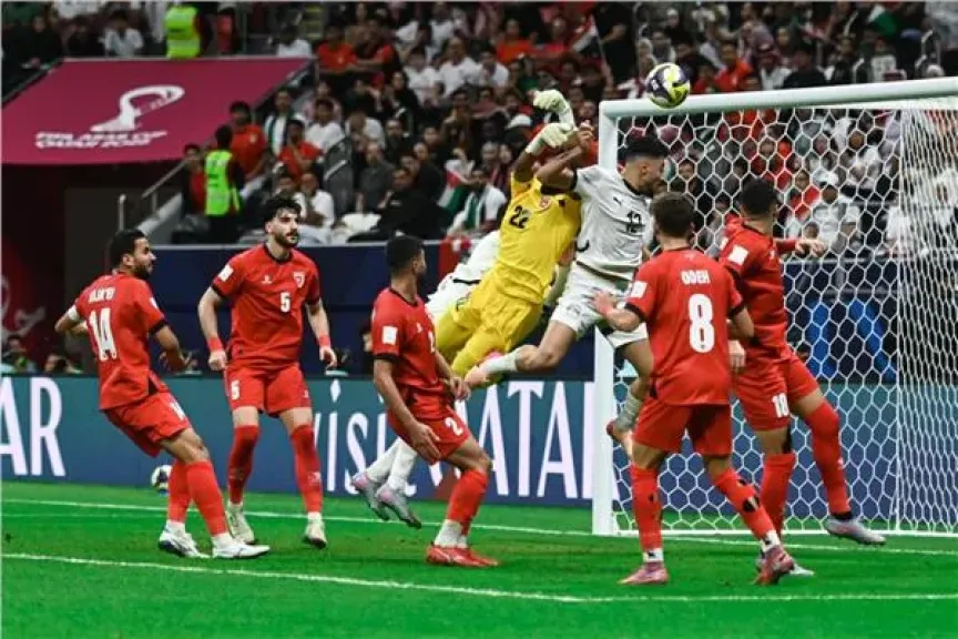 جانب من المباراة