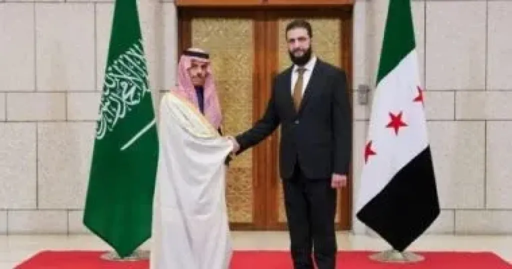 الشرع ووزير خارجية السعودية - أرشيفية