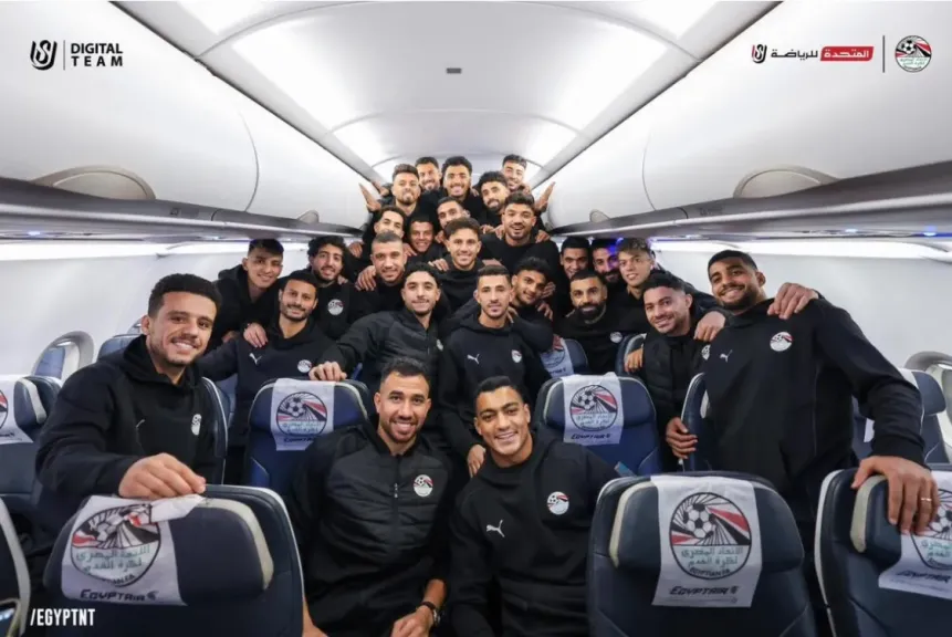  منتخب مصر الأول لكرة القدم يغادر إلى المغرب