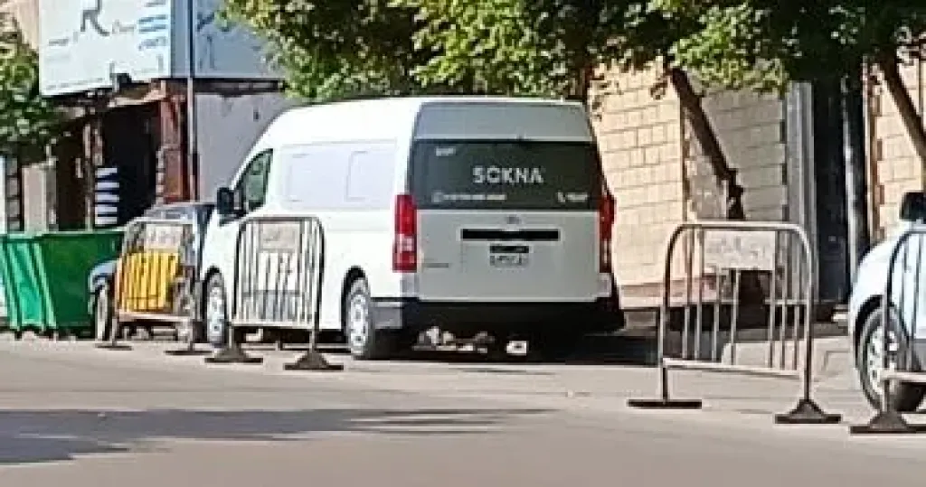 السيارة التي تحمل الجثمان