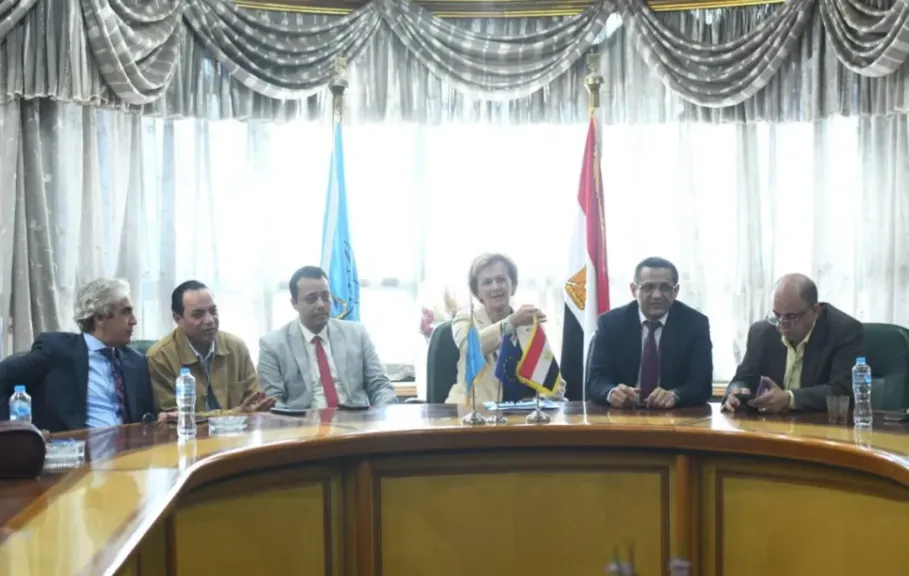 جانب من الزيارة 