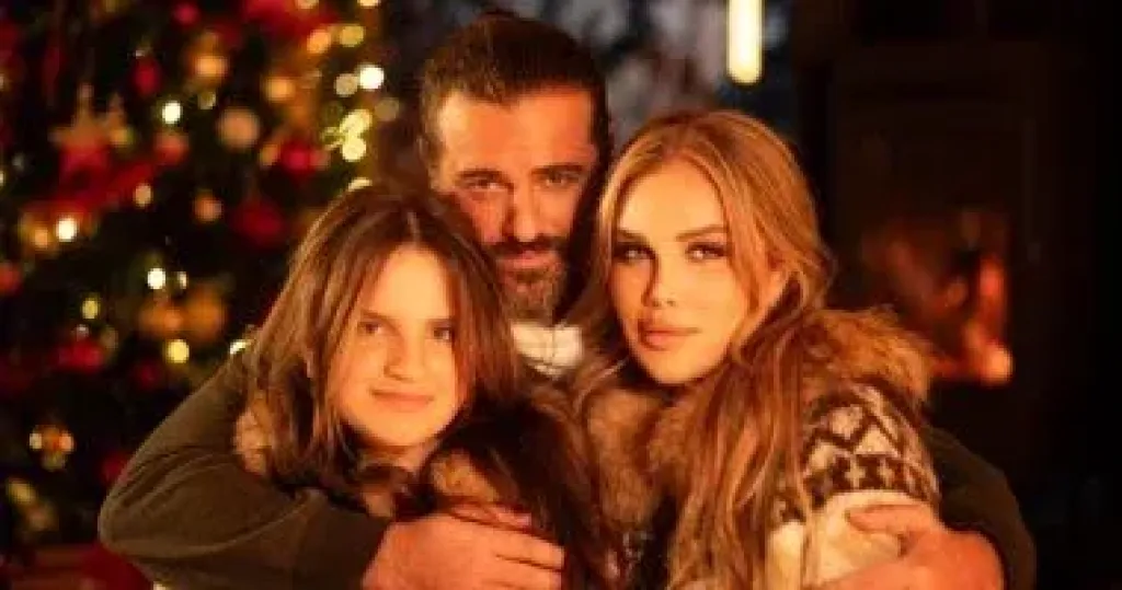 نيكول سابا وزوجها يوسف الخال وابنتها نيكول