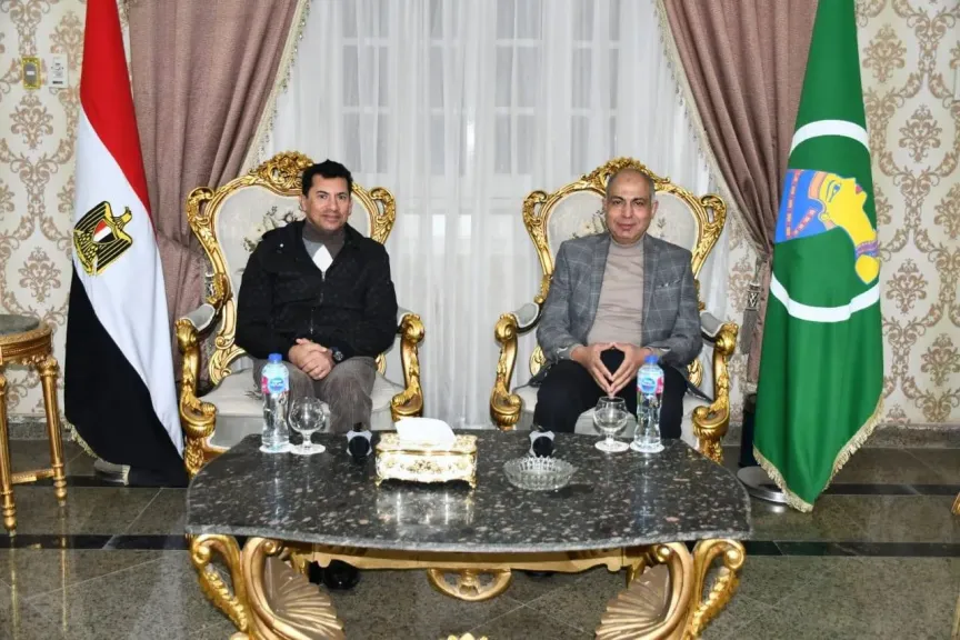 وزير الشباب ومحافظ المنيا 