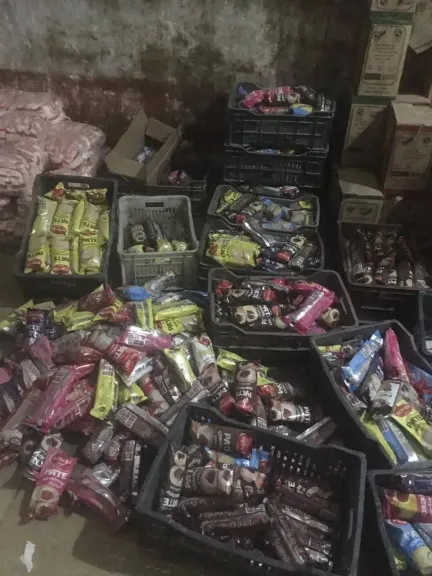 جانب من المضبوطات 