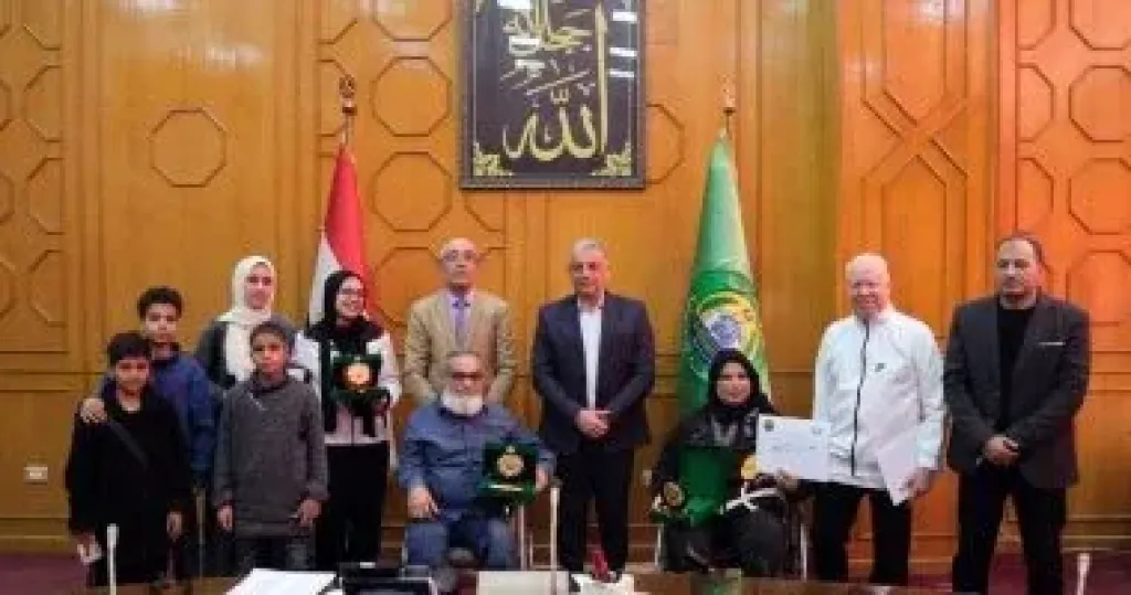 جانب من التكريم 