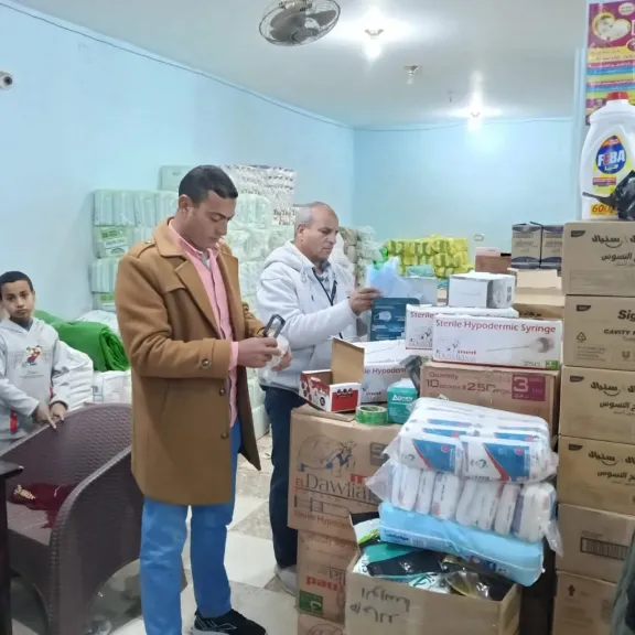 ضبط 50 جوال ردة مجهولة المصدرببنى سويف 